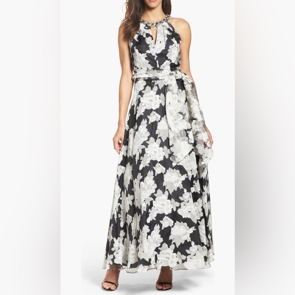 Eliza J Embellished Ball Gown. Size 6 Maxi Dress!